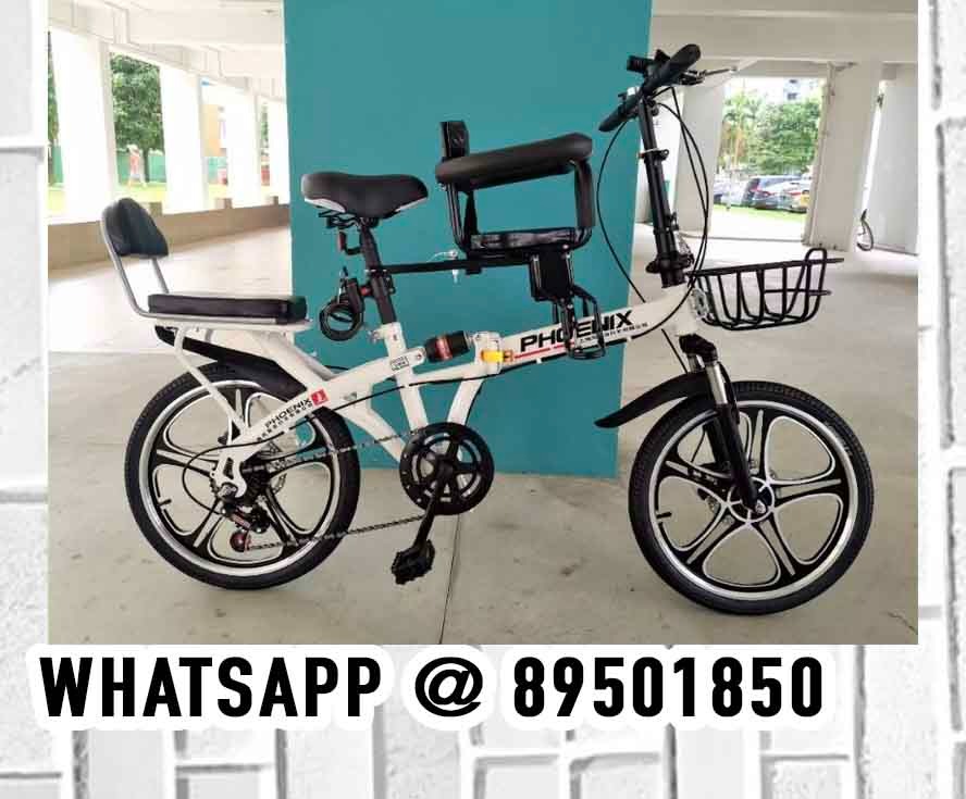 20 Foldable bike Add on baby seat baby seat adult 26 rack 24 29 16 kid 20 child children thermal 27.5 WHATSAPP 89501850