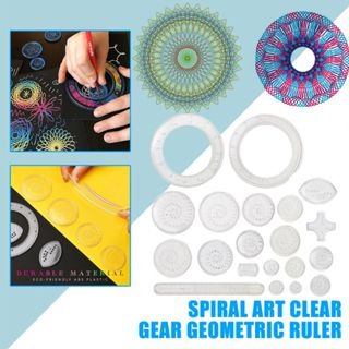 22pcs Spiral Art Set & Pen Kit Drawing Gear Art Design Set For