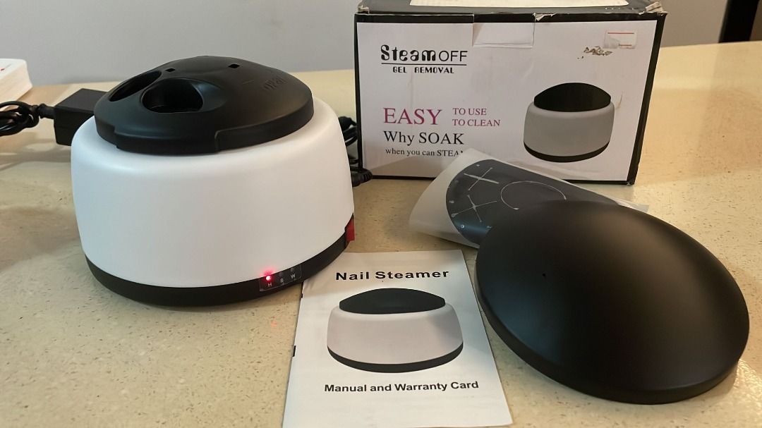 3008 EUROBUY NAIL POLISH REMOVER MACHINE 36W STEAM OFF GEL NAIL REMOVER MACHINE PORTABLE AUTOMATIC ELECTRIC STEAM GEL UV NAIL POLISH REMOVER NAIL
