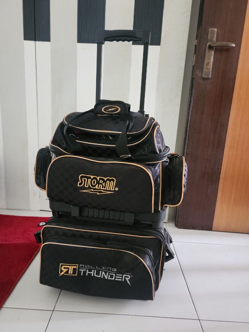 4 balls Storm Rolling Thunder Bowling Bag, Everything Else on Carousell