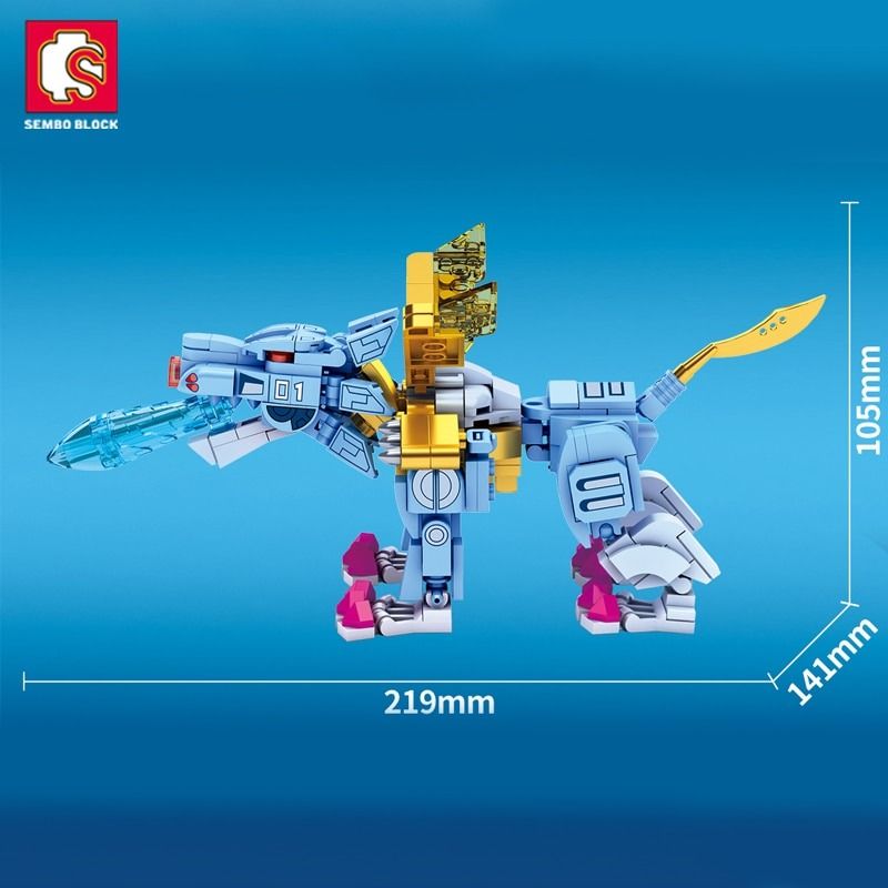 812PCS Digimon Monsters Battle Scene Cartoon Anime Building Blocks ...