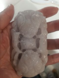 紫羅蘭翡翠雙龍搶珠