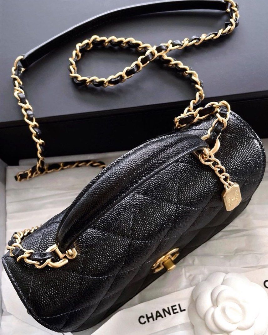 100+ affordable chanel 22a mini top handle For Sale, Bags & Wallets