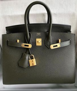 NEW Hermes Birkin 25 Gris Elephant Matte Porosus Ghw, Luxury, Bags &  Wallets on Carousell