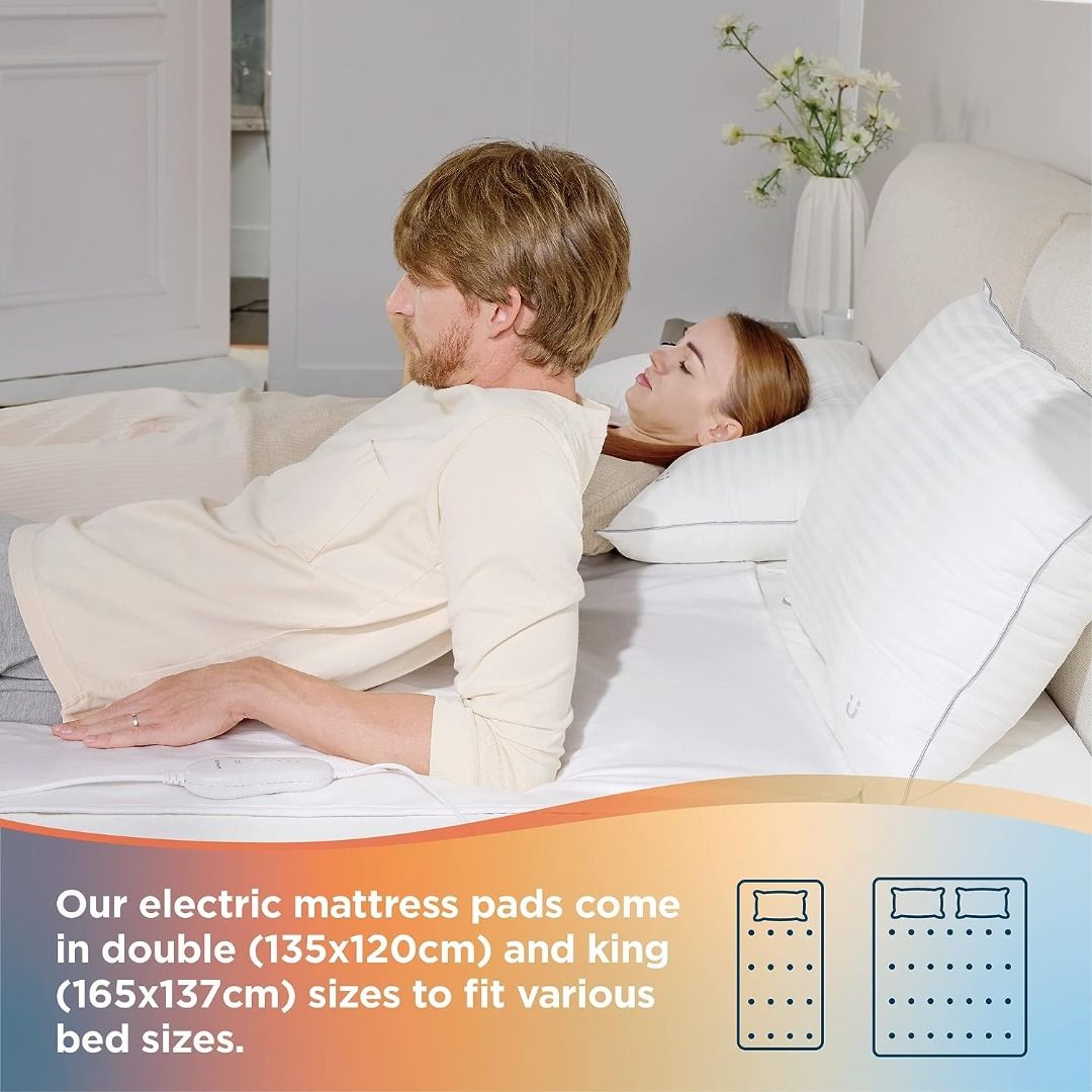 📢 CLEARANCE! Bedsure Electric Blanket King Size - Heated Underblanket Bed  Warmer with 4 Heat, Washable Electric Mattress Pad Heater, 165x137cm ++,  Health u0026 Nutrition, Medical Supplies u0026 Tools on Carousell