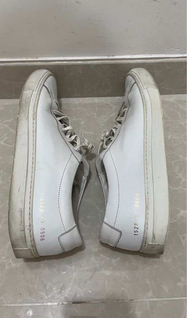 二手Common projects Achilles Low-Top Sneakers 白鞋, 男裝, 鞋, 波鞋