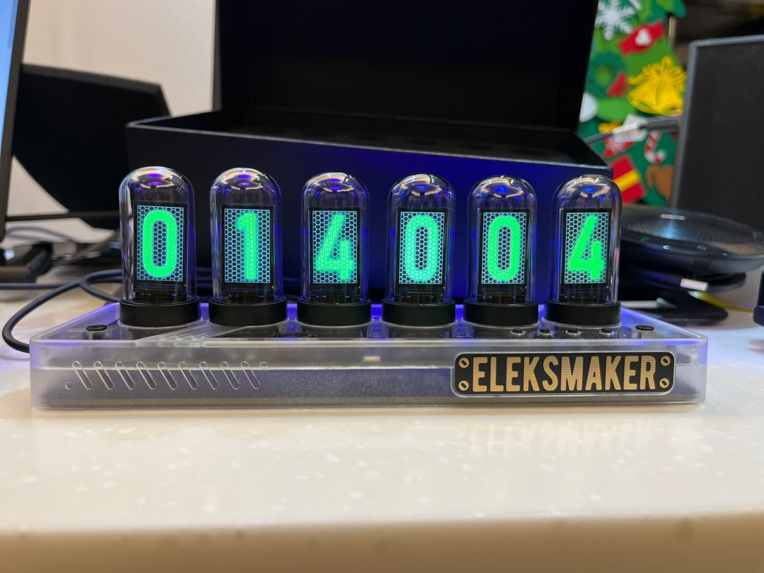 全新 EleksMaker IPS 6-bit digit clock LED 電子時鐘 電競周邊, 電腦＆科技, 電腦周邊及配件, 其他 ...