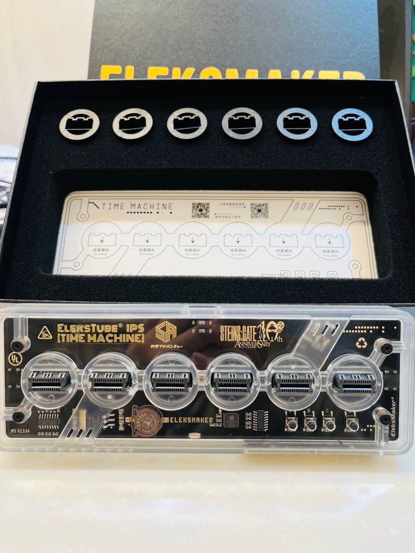 全新 EleksMaker IPS 6-bit digit clock LED 電子時鐘 電競周邊, 電腦＆科技, 電腦周邊及配件, 其他 ...