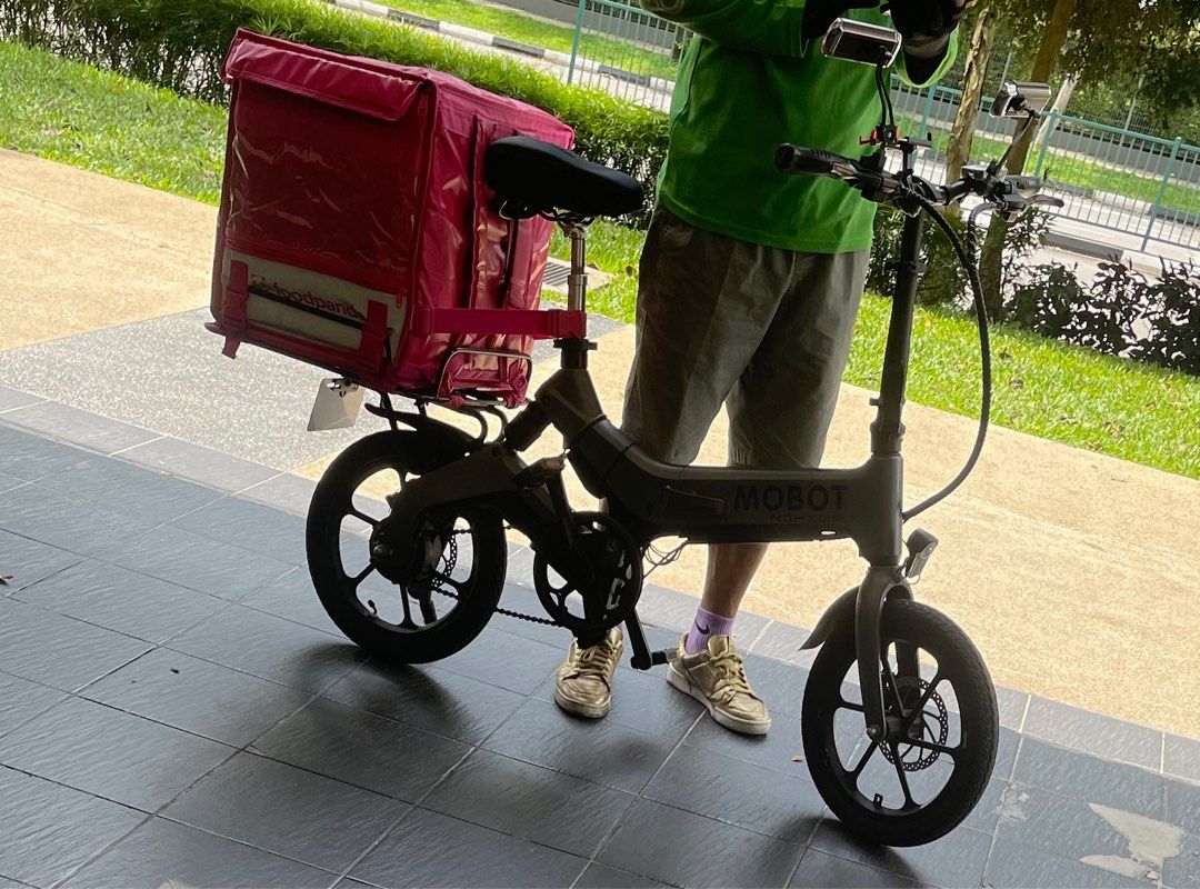 Food delivery rack bicycle delivery rack motorcycle rack bike rack metal square rack grab rack foodpanda rack deliveroo lalamove rack