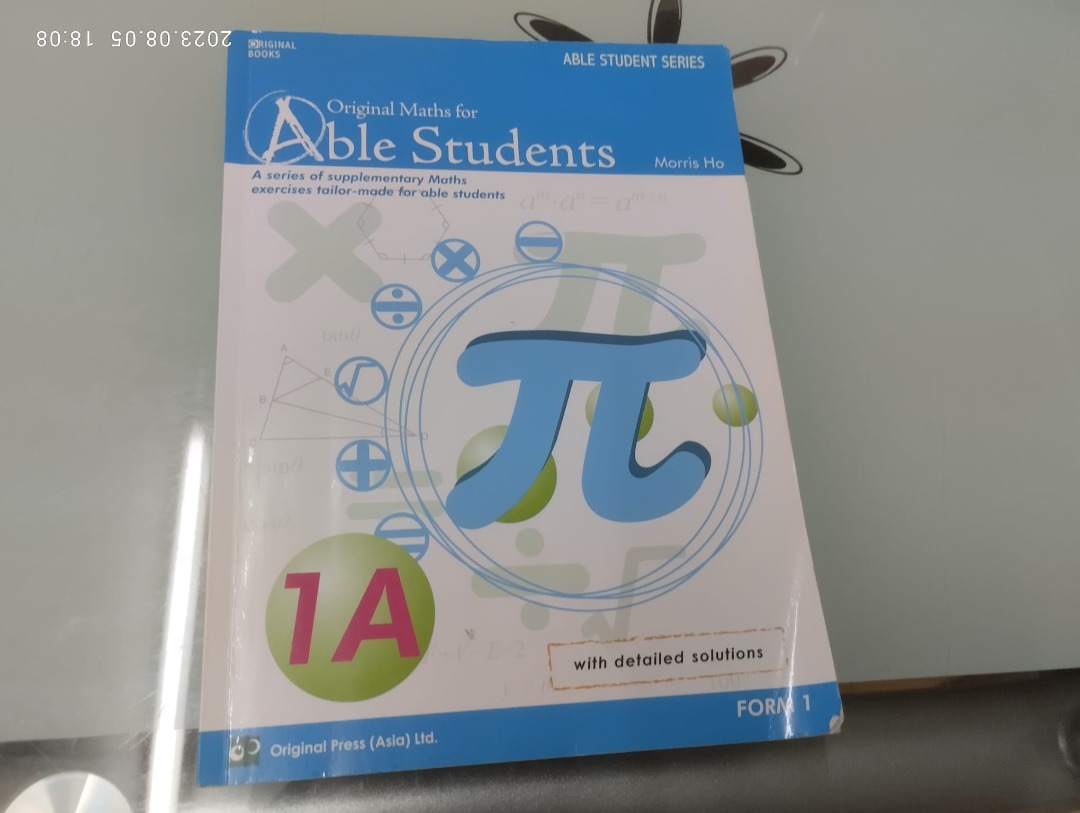 賣舊中一課本 (Original Maths for Able Students), 興趣及遊戲, 書本 & 文具, 教科書 - Carousell