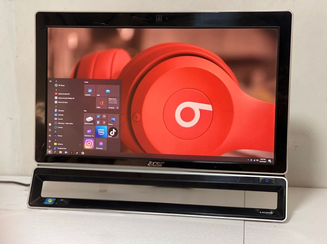 ACER JAPAN Brand Dualcore / 4gb RAM / 500gb HDD / 22inch / Camera ...