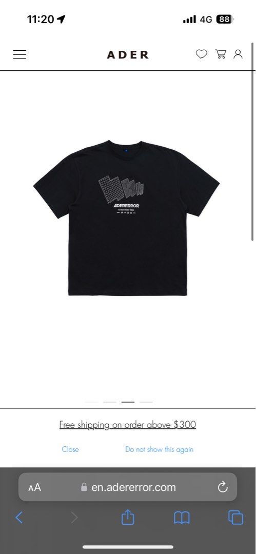 Ader Error (Category: Tshirts & Polo Shirts) located in Singapore. Submitted by hugobearr (Listing ID 1250212436, Image 1). Description: Brand New with Tag Will provide receipt if needed Each for $150.