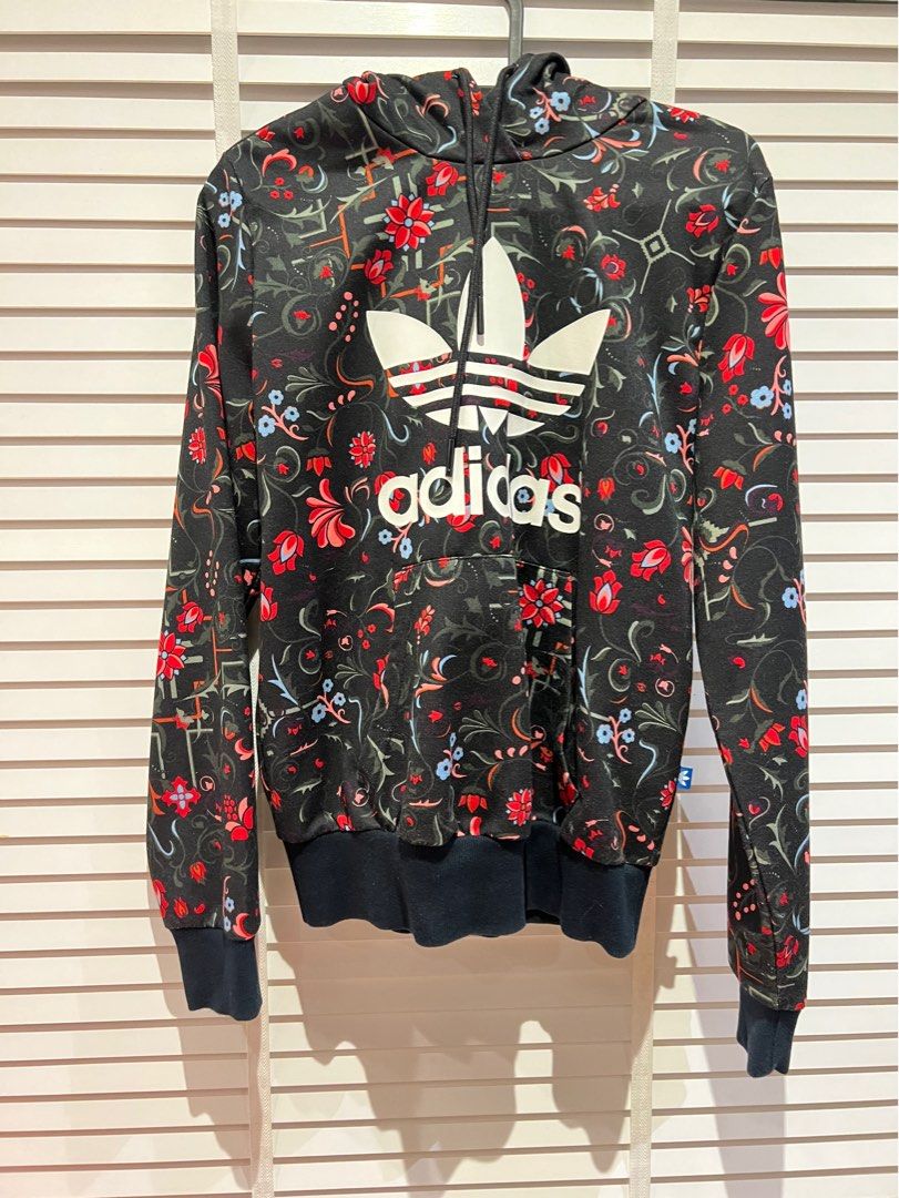 ADIDAS FLORAL HOODIE