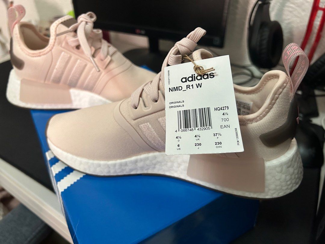 Nmd pink white light hotsell rose