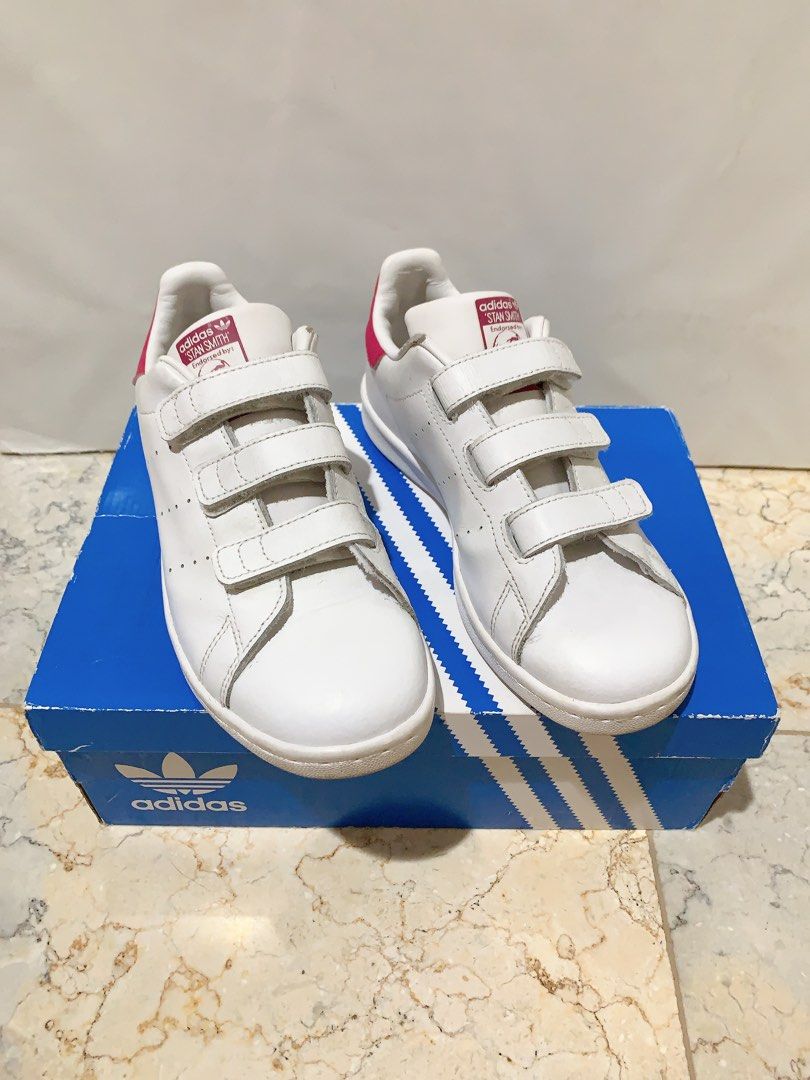 Adidas Stan Smith sepatu anak sneakers putih 34