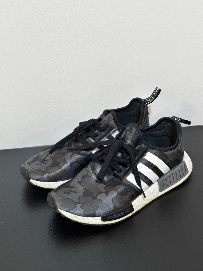 Black bape outlet nmd