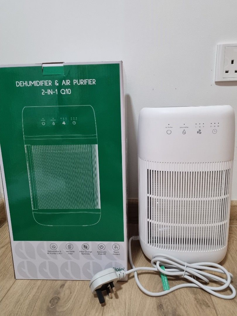 Dehumidifier air purifier outlet 2 in 1