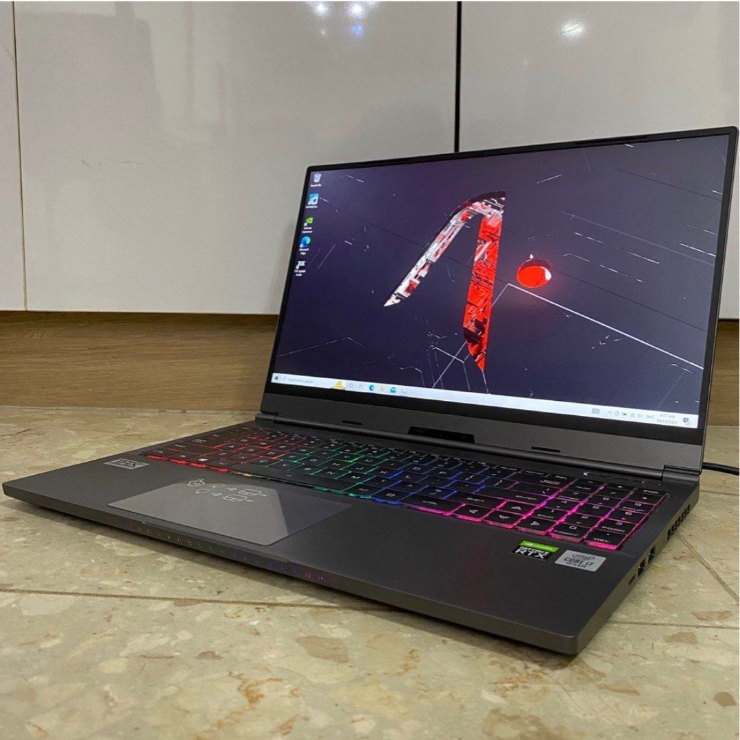 Aftershock Vapor RTX 2070 Super Gaming Laptop 15.6 QHD 165Hz 8 Core i7 10875H 16GB RAM 1TB SSD 1.8KG Lightweight High Spec Gaming Laptop