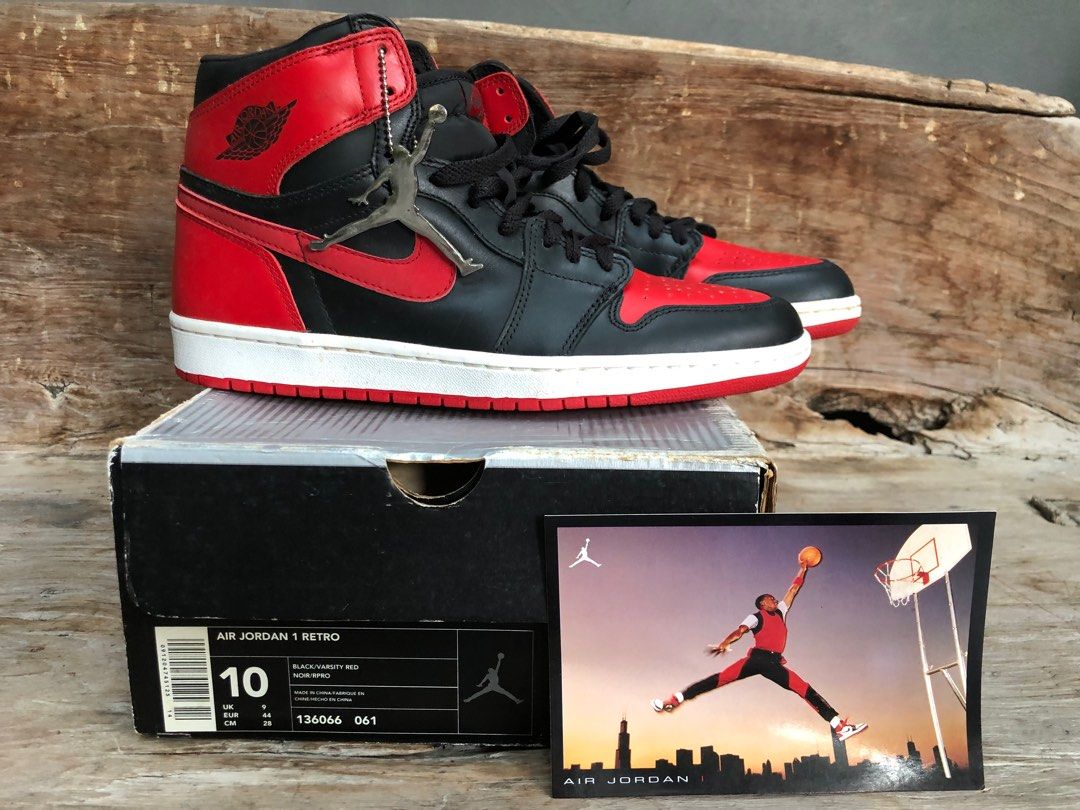 air jordan 1 bred 2001