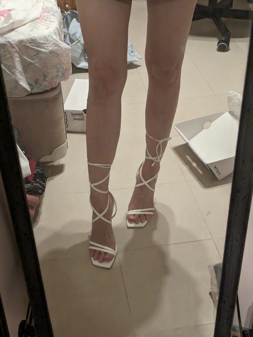 Aldo lace up discount heels