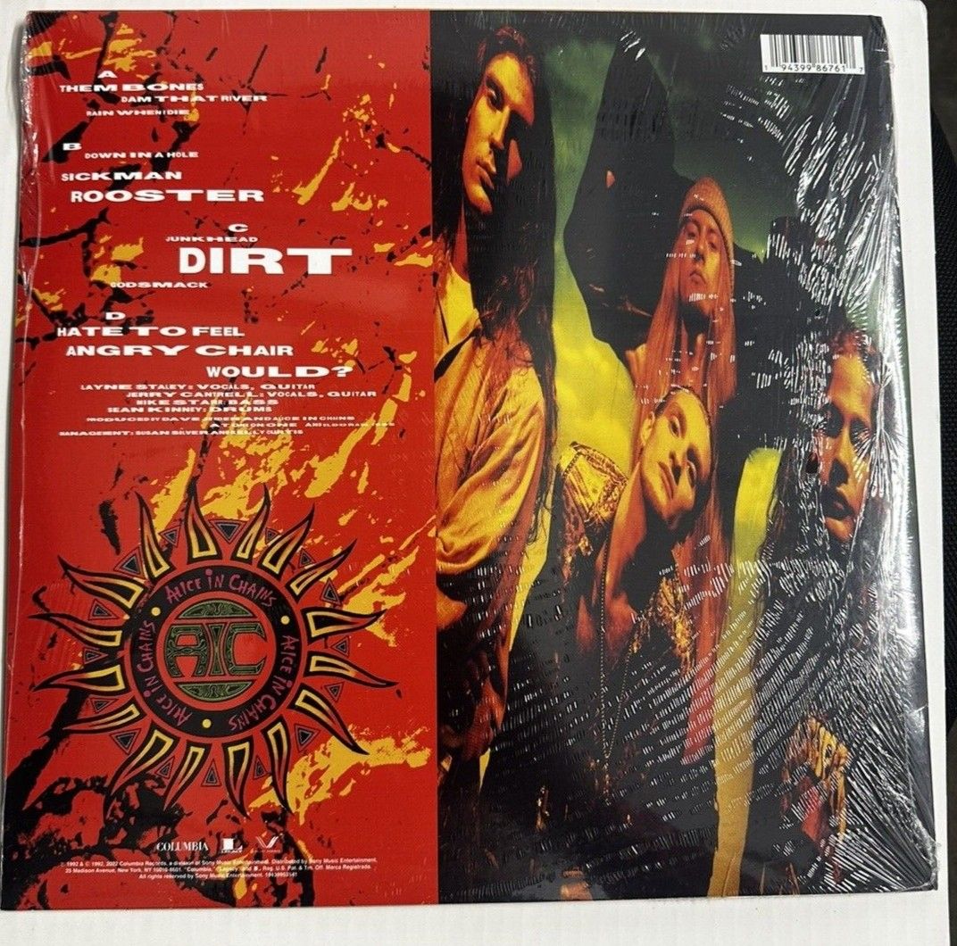 Alice in Chains - Dirt Vinyl (Category: Vinyls) located in Manila. Submitted by ramonrobin.cruz (Listing ID 1250220423, Image 2). Description: Alice in Chains - Dirt brand new sealed made in E.U..