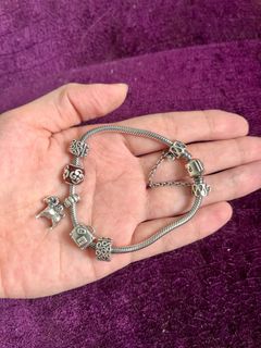 All authentic pandora charms and bracelet