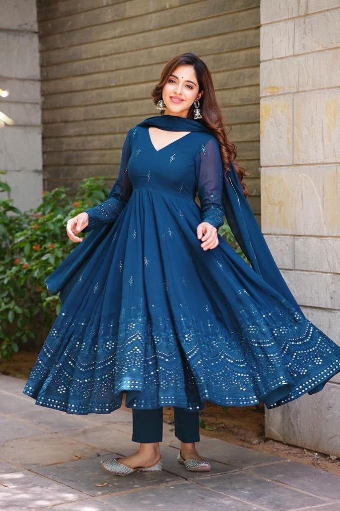 Anarkali long gown outlet