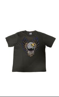 Anatonie Embossed Eagle Art T shirt(L)