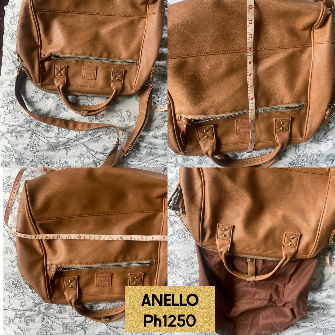 Authentic Anello Bag (Dark Blue, Medium), Women's Fashion, Bags & Wallets,  Cross-body Bags on Carousell