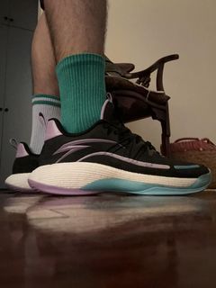 Anta Men Z -UP Basketball Shoes - Black Lotus Purple