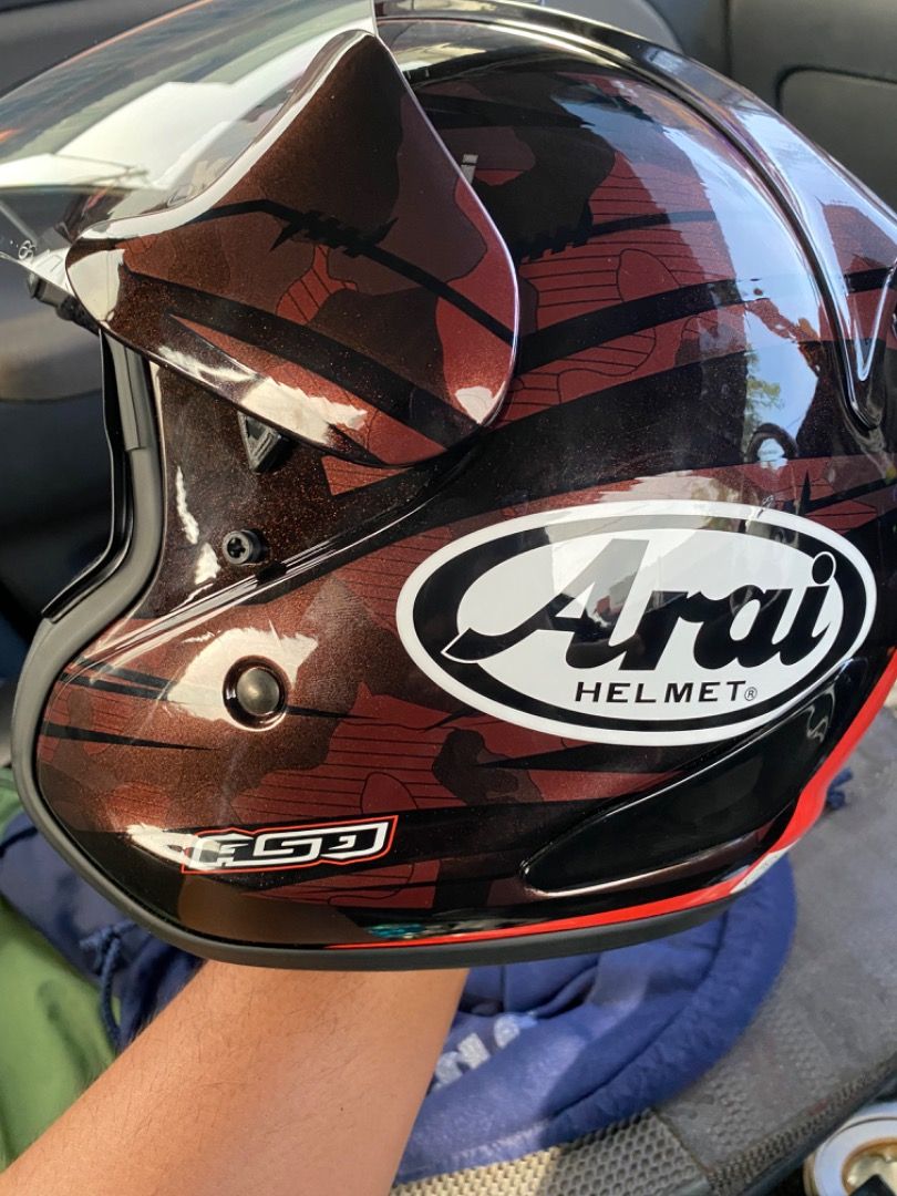 アライ ヘルメット Arai SZ-Ram4 ブラスト カワサキ 橙 57.58cm 1回 