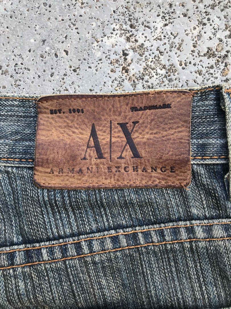 Armani Exchange Jorts Made in USA Jeans Shorts Rusty Grey Waist 32