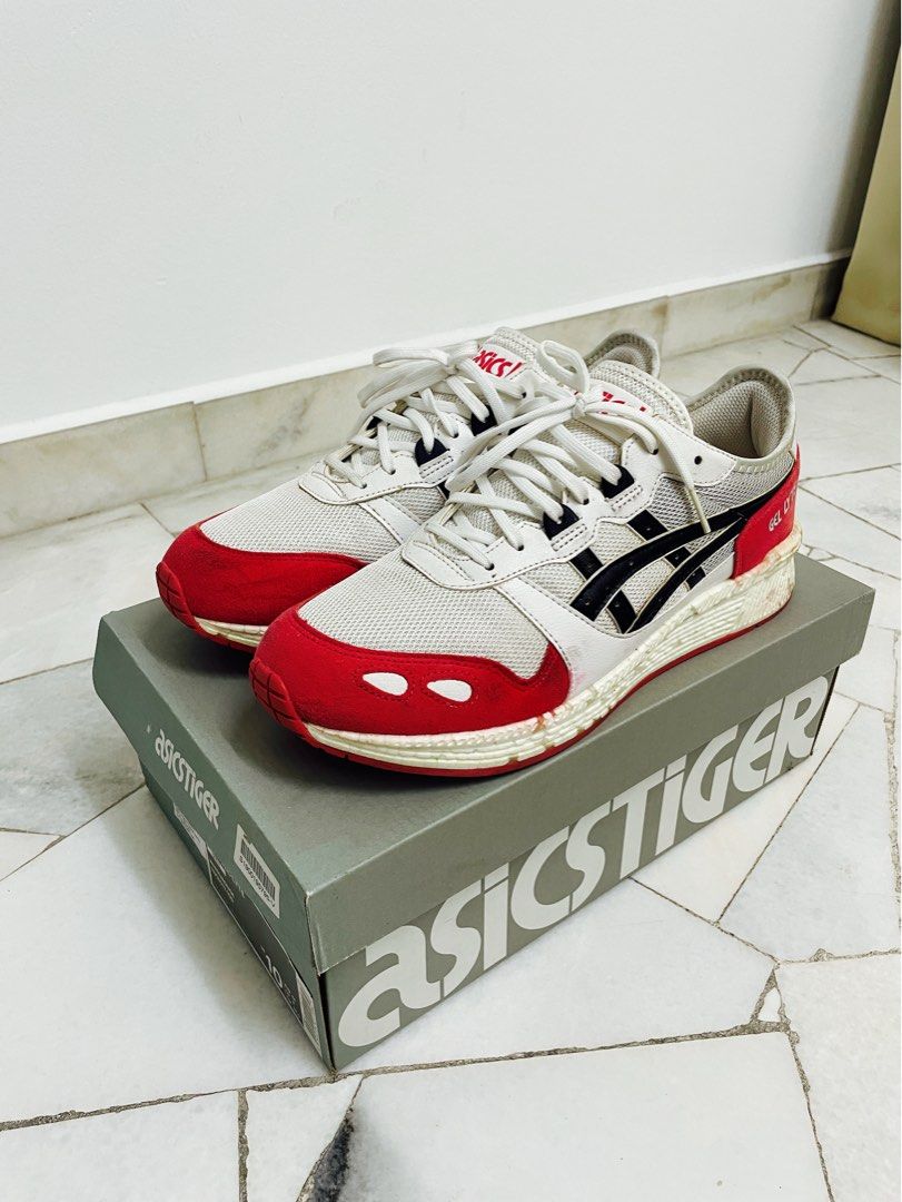 Asics gel online lyte white rouge