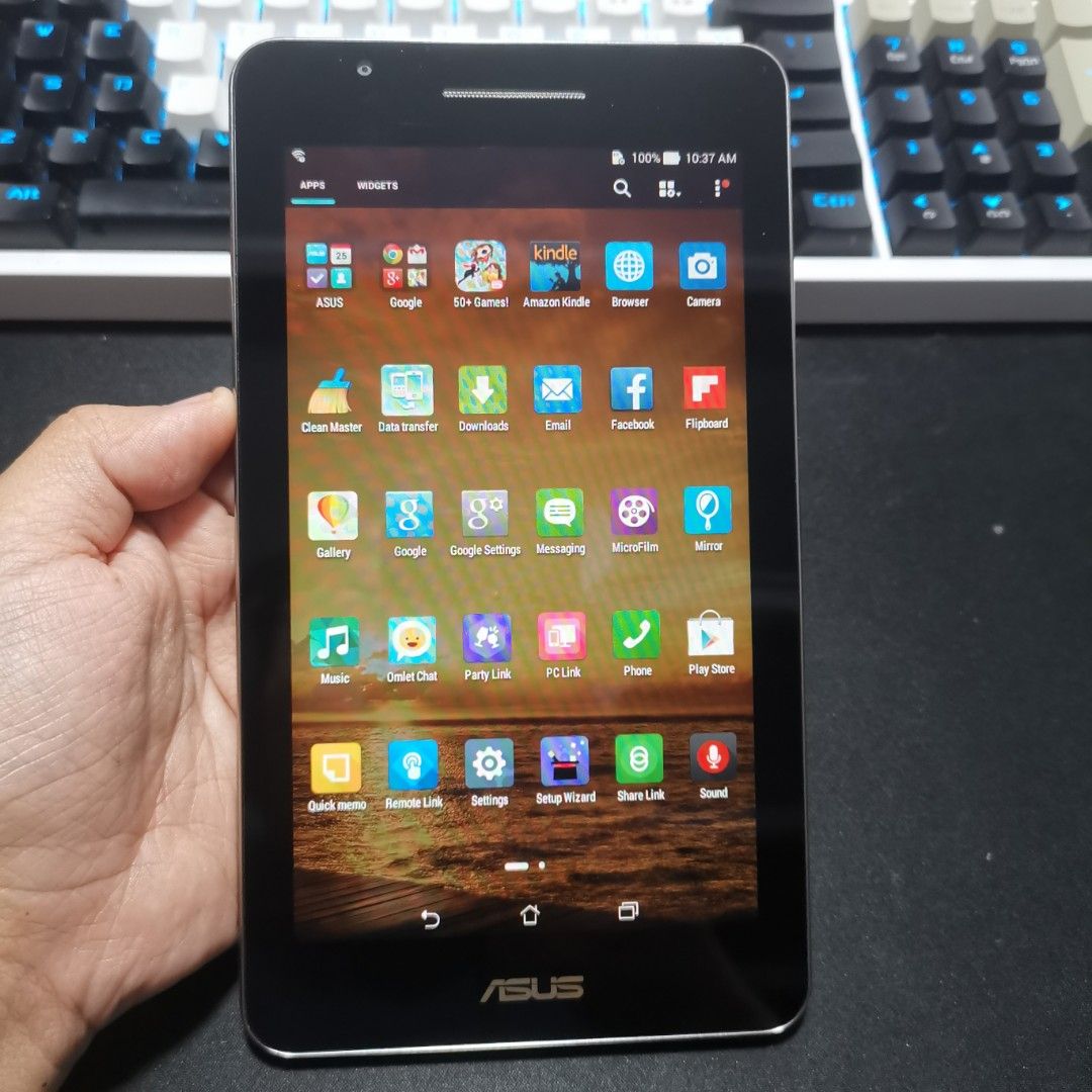 ASUS fonepad 7 K01N (SIM) | Item Code: 62 (Category: Asus) located in Caloocan City. Submitted by christian.montalban (Listing ID 1250244120, Image 3). Description: ASUS fonepad 7 K01N (SIM) | Item Code: 62 Price: P2,599.00 Color: Black 8GB ROM | 1GB RAM 7" IPS LCD Display 3,950 mAh Li-Ion Non-Removable Battery OS: Android 4.4.2 Package: Tablet Only. Location: North Caloocan For Meetup: SM Fairview COD (Shipping Fee covered by Buyer) - Actual Pho