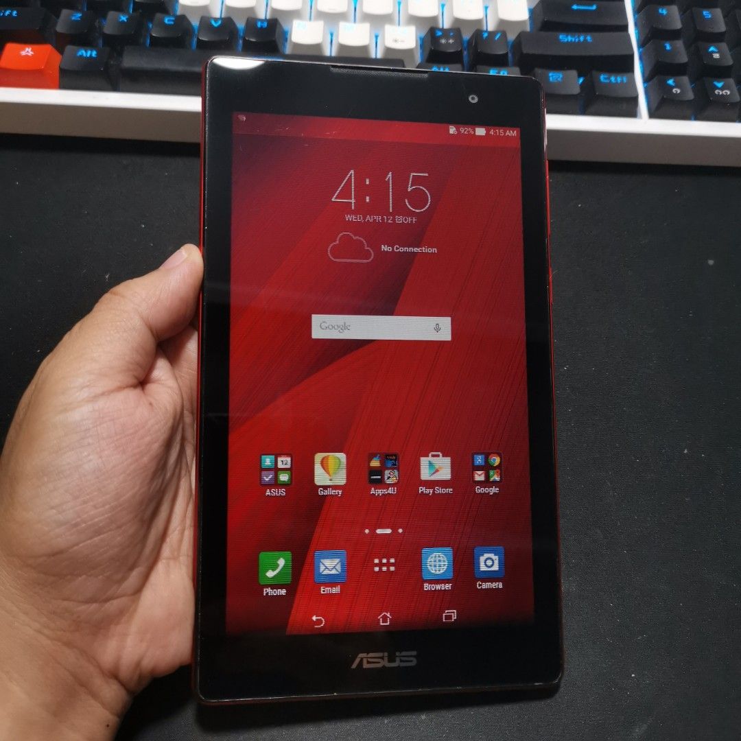 ASUS zenpad C 7 P01Y (SIM) | Item Code: 63 (Category: Asus) located in Caloocan City. Submitted by christian.montalban (Listing ID 1250310754, Image 2). Description: ASUS zenpad C 7 P01Y (SIM) | Item Code: 63 Price: P1,599.00 Color: Red 16GB ROM | 1GB RAM 7" IPS LCD Display 3,450 mAh Li-Ion Non-Removable Battery OS: Android 5.0.2 Issue: Garbled Display Package: Tablet Only. Location: North Caloocan For Meetup: SM Fairview COD (Shipping Fee covere