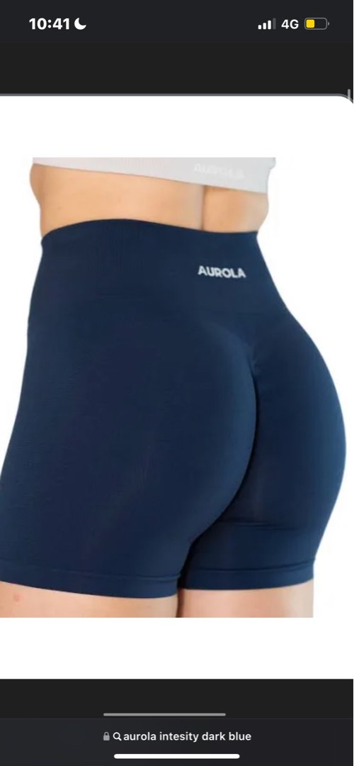 aurola intensify v2.0 3.6 shorts diamond gusset (tuxedo blue) size xs gym  shorts workout yoga, Women's Fashion, Activewear on Carousell