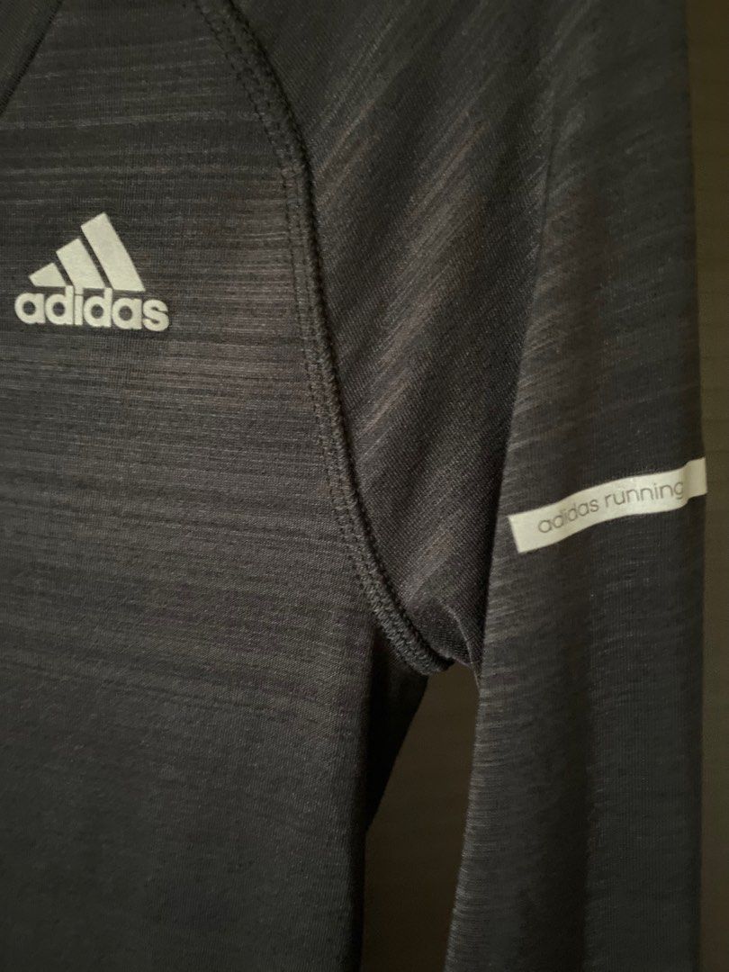 Authentic Adidas Climalite Black Running Long Sleeves Top (Category: Activewear) located in Las Pinas. Submitted by pbb21 (Listing ID 1250195050, Image 3). Description: Never used ; washed only No issues No color fading in actual.