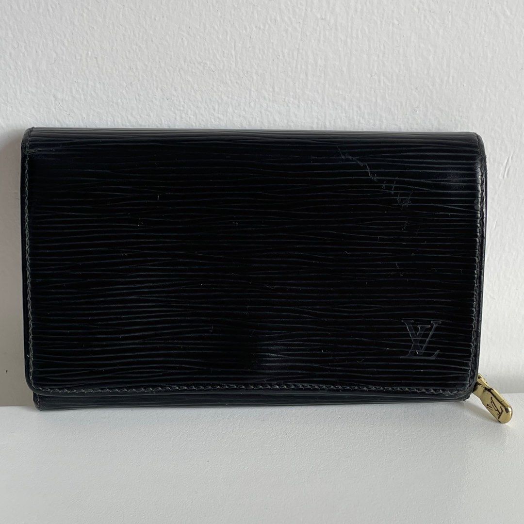 LV Men's Bifold Wallet in Blue Epi Leather, Luxury, Bags & Wallets on  Carousell