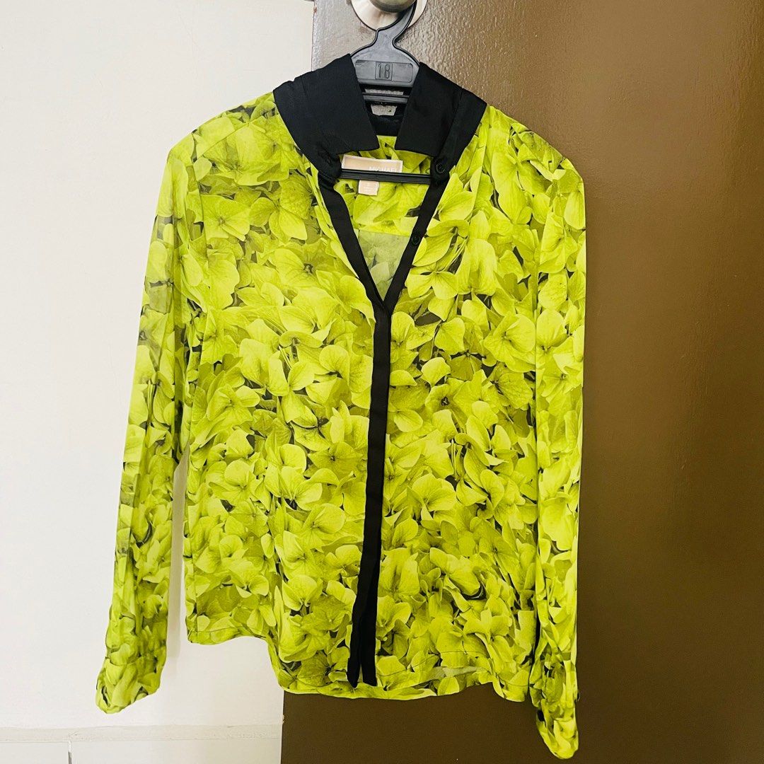 Michael kors blouses green shop
