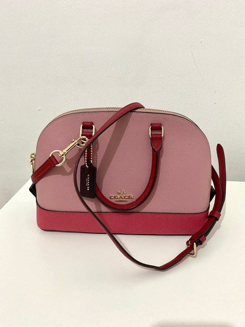 Coach | Bags | Coach Mini Pepper Crossbody Handbag In Colorblock Red Multi  | Poshmark