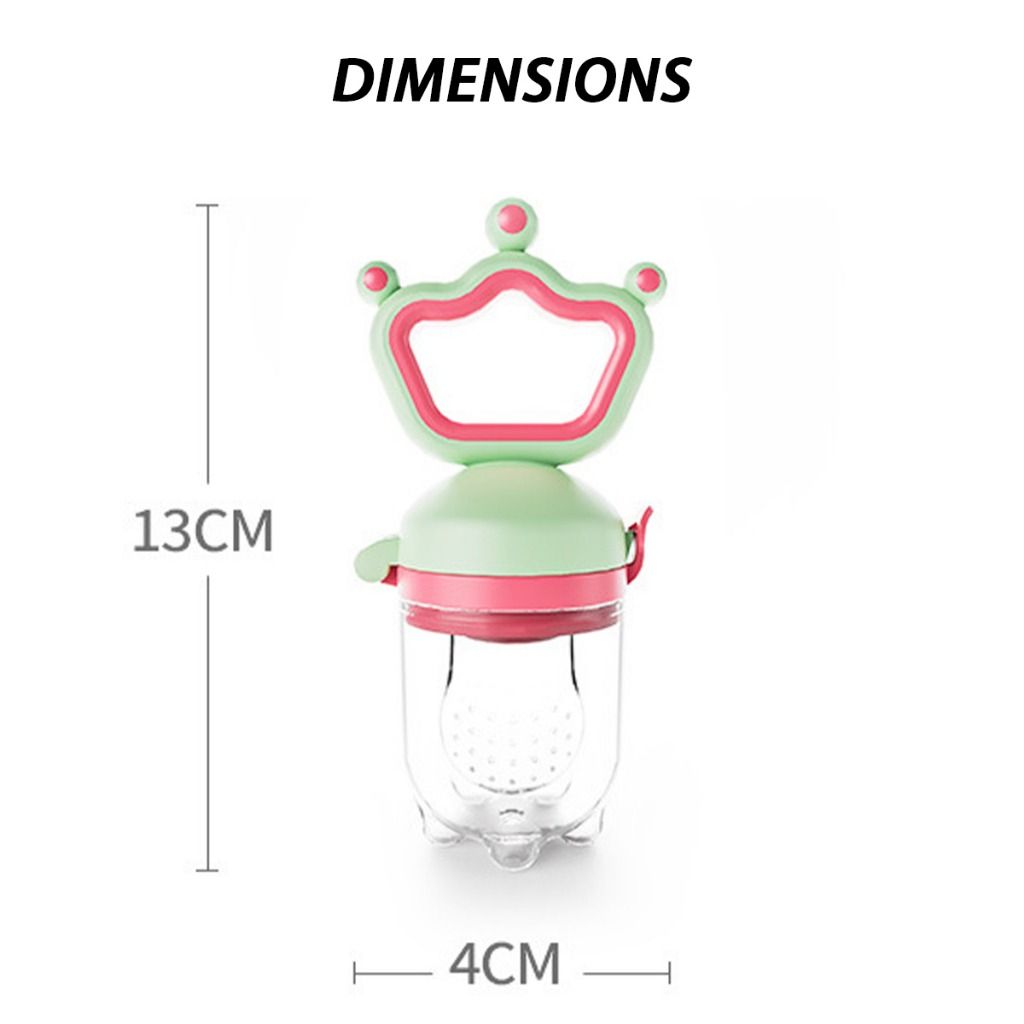 Bc Babycare Baby Food Feeder Pacifiers, Two Size Baby Fruit Pacifier Feeder  for Different Month Age Baby,Silicone Food Grade Infant Teether Training