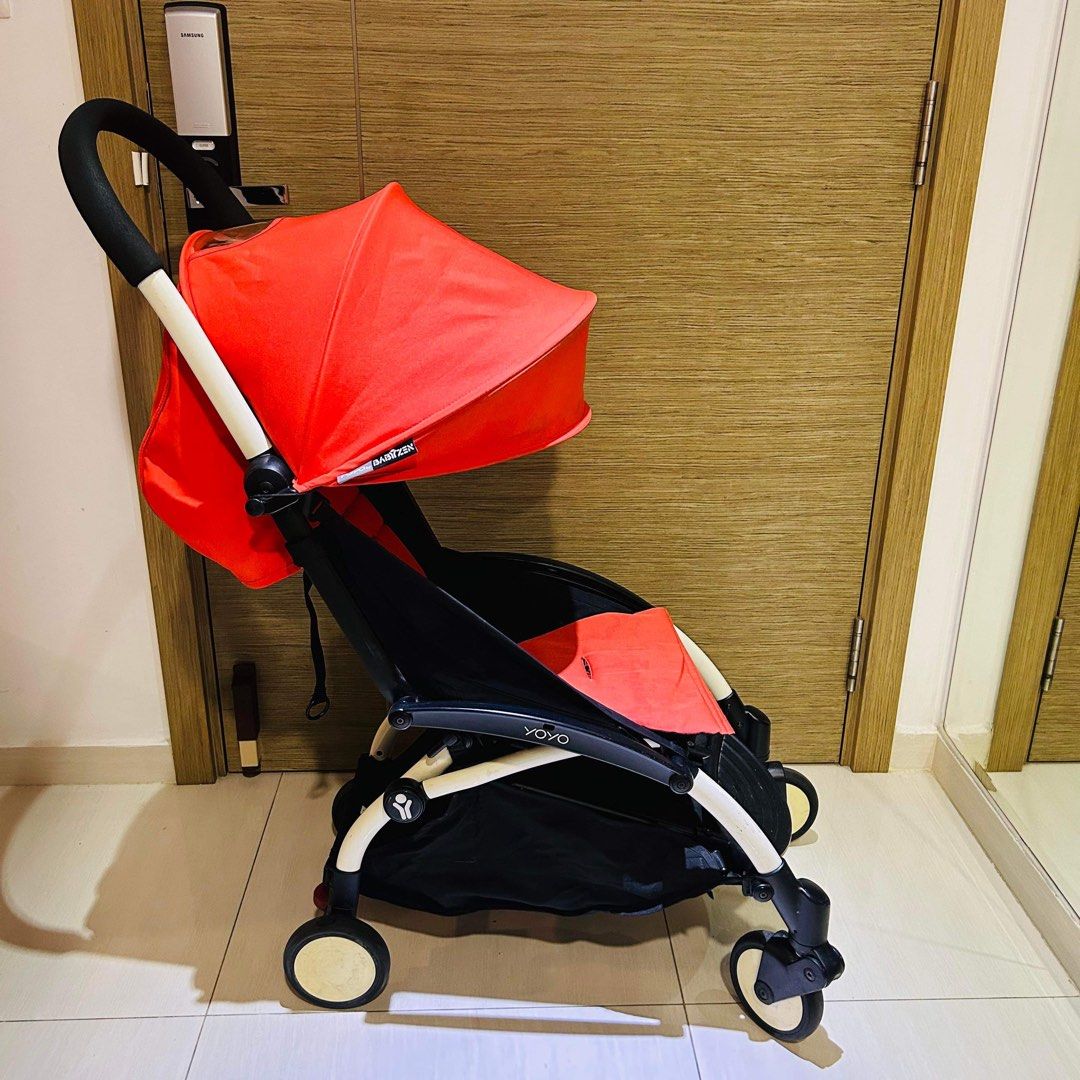 Yoyo stroller red top