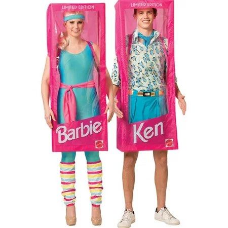 Barbie and shop ken box costume