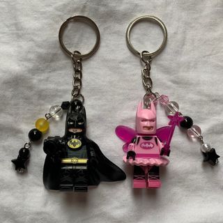Batman & fairy batman lego keychain set🩰🦇