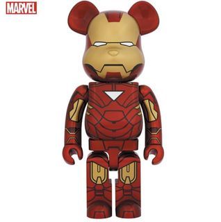 Bearbrick x Marvel The Infinity Saga Iron Man Mark I 100% & 400