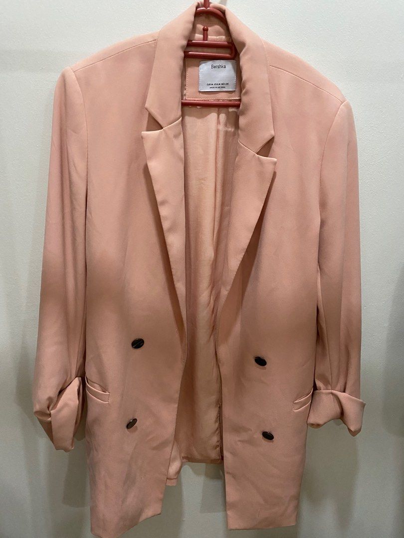 Pink blazer bershka 2025