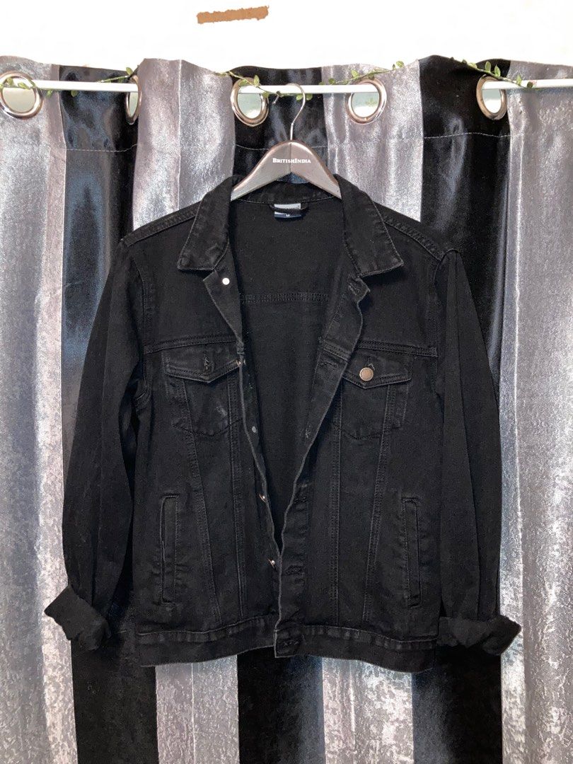 Jacket shop black jeans
