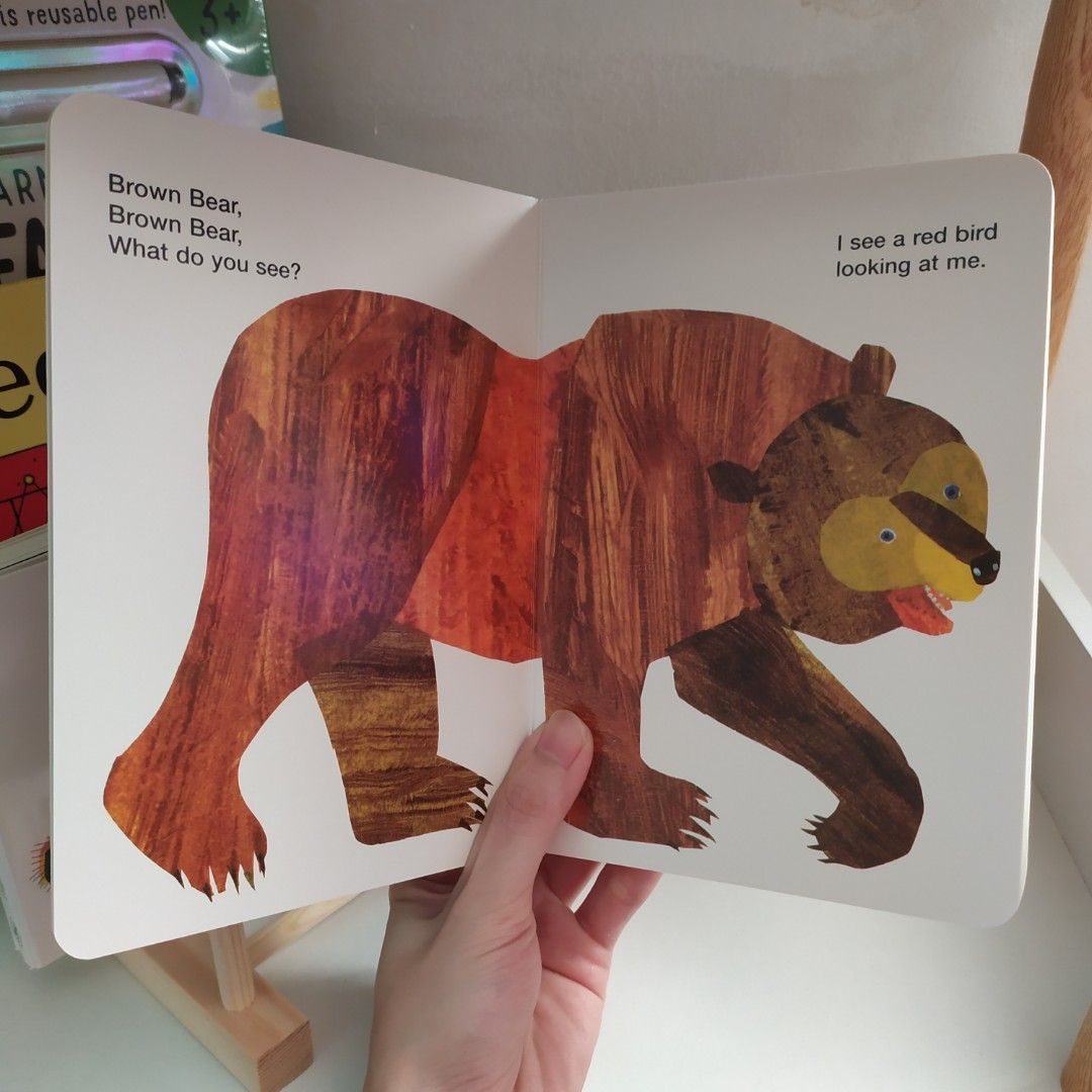 BN Brown Bear Board Book by Bill Martin Jr/ Eric Carle Ms. Rachel on