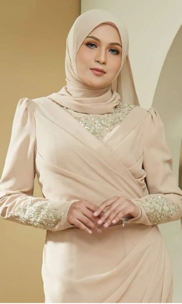 BRAND NEW NUDE Long Dress Women s Fashion Muslimah Fashion