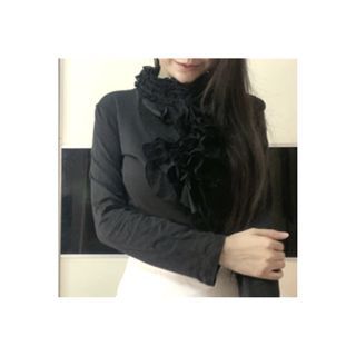Brand new ruffle OL long sleeve top